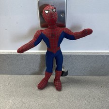 Vintage 2004 Spider-Man 2 Movie Tobey Maguire Spider-Man Plush Doll 11”