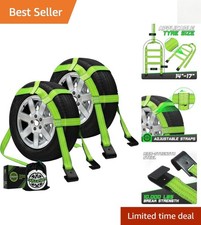 Tow Dolly Straps, 2 Pack Tow