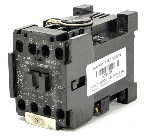 Brook crompton contactor - contactor, 5.5kw