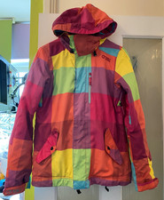 O’NEILL SANTA CRUZ , MULTI COLOUR SKI JACKET / COAT SIZE SMALL , ESCAPE SERIES