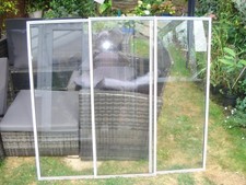 secondary glazing sliding. White Aluminium. Made by Crittall. 5 windows in total