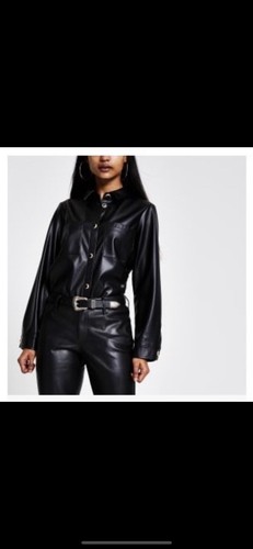 River island black faux - island,
