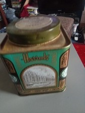 Vintage Harrods Knightsbridge Empty Tea Bag Tin, Metal Container Blend No. 14