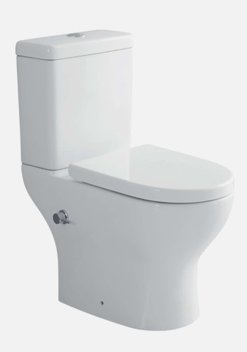 Close coupled toilet with - coupled,
