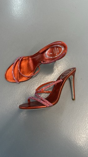 Rene caovilla orange satin - caovilla,