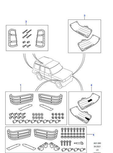 Land rover headlamp - rover, protector