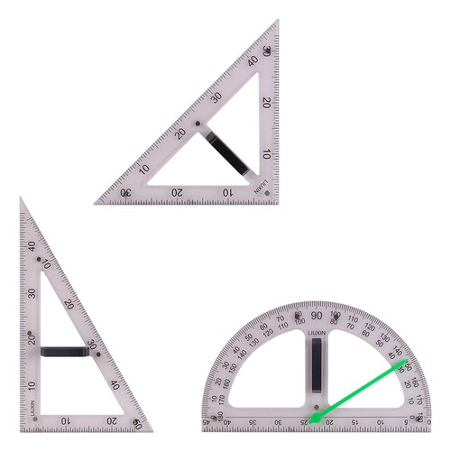 Large math geometry ruler - math,