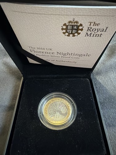2010 silver proof coin - silver, £2