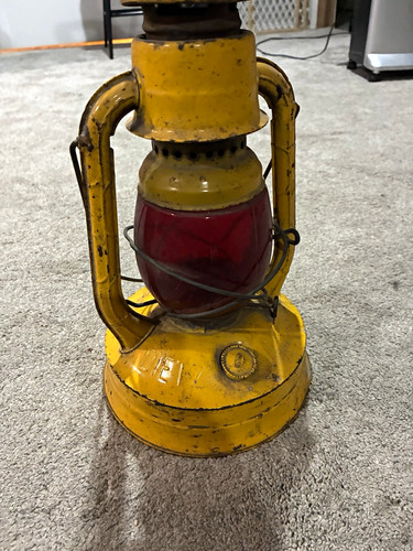 Dietz vintage yellow railroad - dietz,