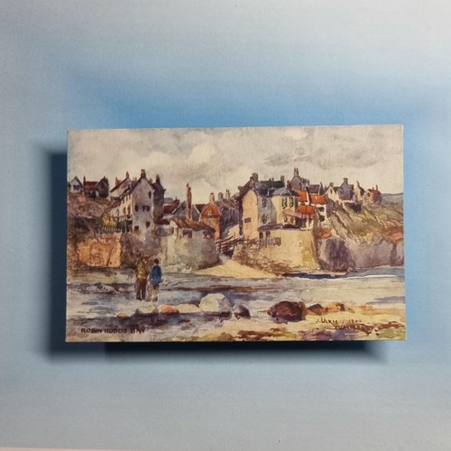 Robin hoods bay postcard - robin,