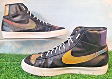 VERY RARE NIKE BLAZER MID 77 THERMAL BLACK BRIGHT CACTUS MID TOP TRAINERS SIZE 8