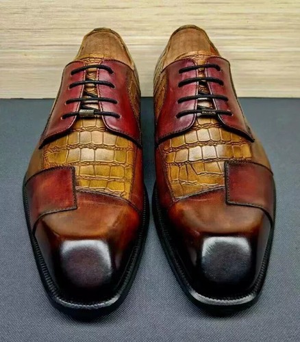 Handmade brown crocodile - handmade,