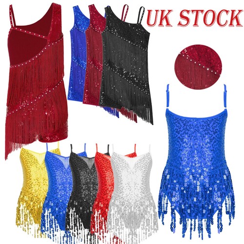Girls sleeveless shiny sequins - girls,