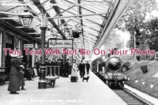SC 1082 - Peebles Railway Station, Scotland c1930