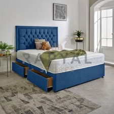 ORTHOPAEDIC DIVAN BED SET WITH
