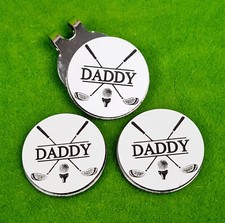 3 x 25mm Personalised Golf