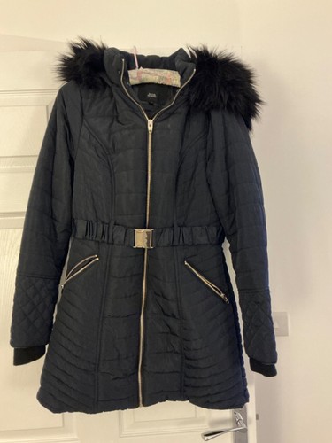 River island parka coat - river,