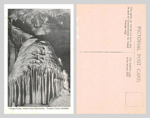 Vintage postcard organ pipes - postcard,