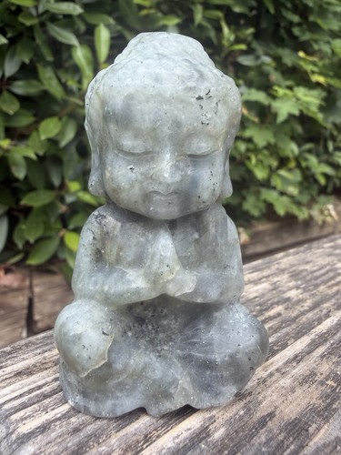 Labradorite buddha - labradorite,
