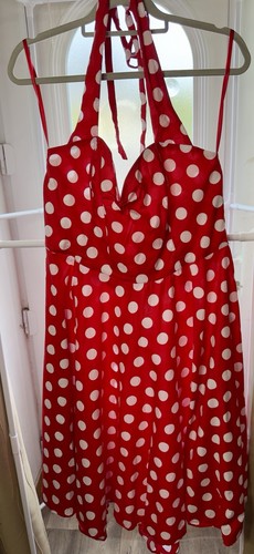 Hell bunny vixen red polka - red, dot