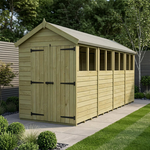 Apex shed double door - apex,