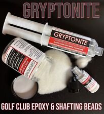 GRYPTONITE® GOLF CLUB HEAD GLUE SHAFTING AND / OR GLASS BEADS - SELECT OPTIONS -