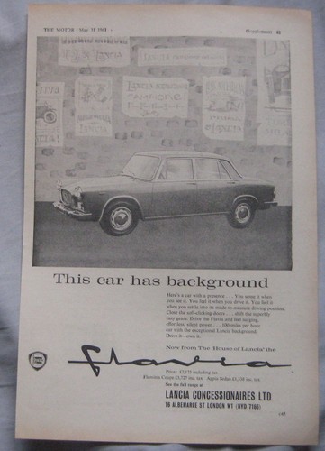 1961 lancia flavia original - flavia,