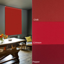 Red Blackout Roller Blinds -