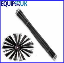 9M Chimney Sweep Set | Flue Sweeping Brush & Rod Kit | Soot Cleaning Rods