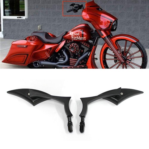 Black blade side - side, rearview