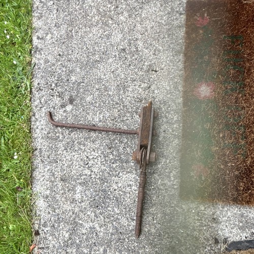 Vintage antique iron fence - antique,