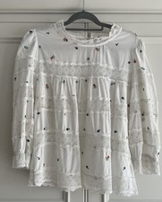 Wyse Ava Embroidered White Top