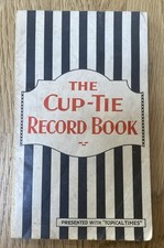 THE CUP TIE RECORD BOOK 1929/30 Topical Times Insert - Rangers/ Arsenal interest
