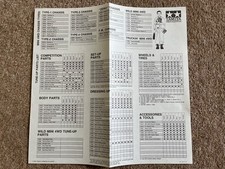 Tamiya Mini 4WD Mini Racing 4x4 Genuine Promotional Leaflet Single Sided Rare!