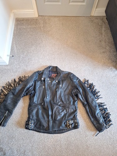 Vintage leathers fringed - vintage,