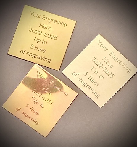 50mm square engraving plate 6 - 50mm,