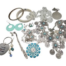 Vintage Blue Jewellery Lot