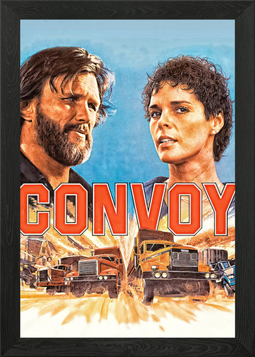 Convoy movie poster framed - convoy,