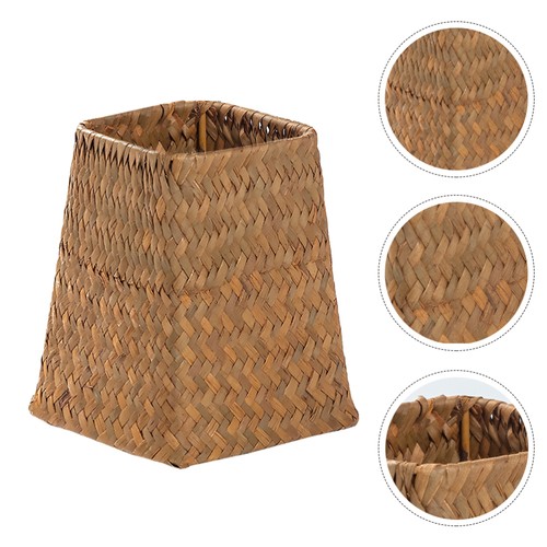 Seagrass woven flower basket - seagrass,