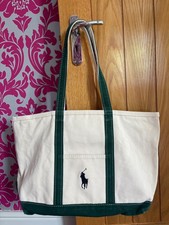 polo ralph lauren canvas tote