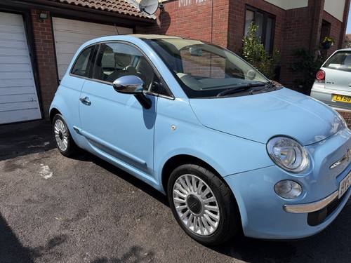 2012 fiat 500 lounge blue - fiat,