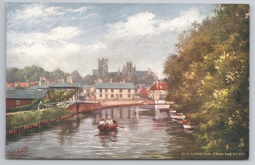 Ely cathedral from the river - ely,