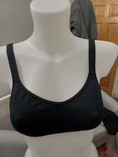 Ladies black cami bra non
