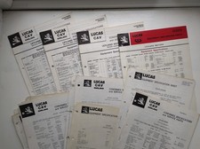Leyland Commercial Lucas CAV Girling Parts Catalogues 68-73