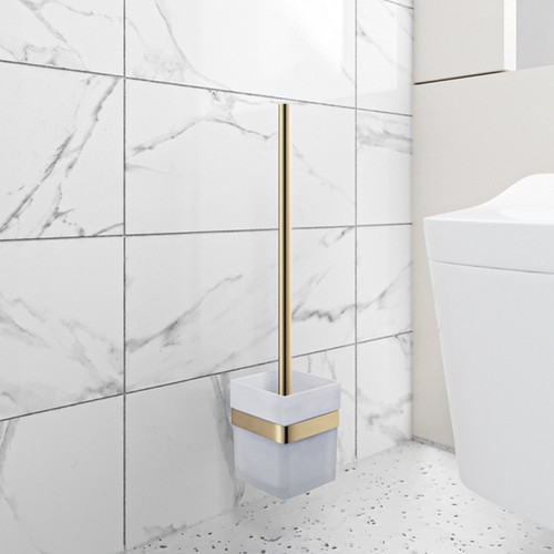 Brass toilet brush holder - toilet,