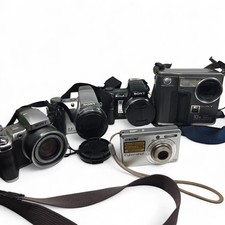 5x Sony Digital Cameras Job Lot - DSC-S730 DSC-H1 DSC-H5 DSC-H9 Mavica MVC-FD7