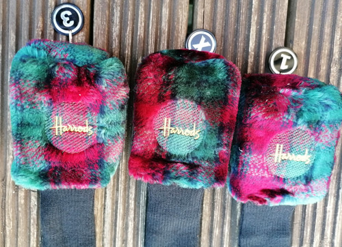 Three vintage fluffy tartan - fluffy,