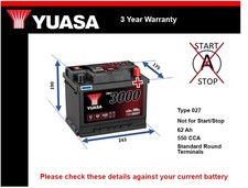 Battery fits CHEVROLET ORLANDO