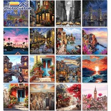 City Landscape Painting By