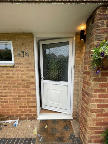 Aluminium front door - front,